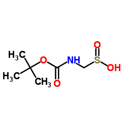 Methanesulfinic acid, [[(1,1-dimethylethoxy)carbonyl]amino]- (9CI)结构式