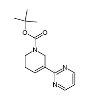 N-t-butoxycarbonyl-3-(2-pyrimidinyl)-1,2,5,6-tetrahydropyridine Structure