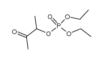 phosphoric acid diethyl ester 1-methyl-2-oxo-propyl ester Structure