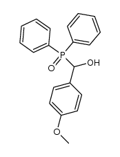 [hydroxy(p-methoxyphenyl)methyl]diphenylphosphine oxide结构式
