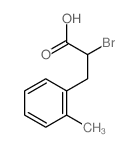 Benzenepropanoic acid, a-bromo-2-methyl-结构式