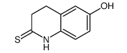 6-hydroxy-3,4-dihydro-1H-quinoline-2-thione Structure
