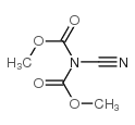 methyl N-cyano-N-methoxycarbonylcarbamate Structure