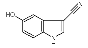 3-氰基-5-羟基吲哚结构式