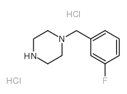 1-(3-氟苄基)-哌嗪双盐酸盐结构式