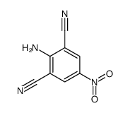 2-amino-5-nitrobenzene-1,3-dicarbonitrile Structure