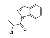 1H-Indazole, 1-(2-chloro-1-oxopropyl)- (9CI) Structure