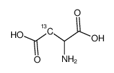 DL-Aspartic acid (3-13C) Structure