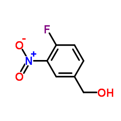 4-Fluoro-3-nitrobenzyl alcohol Structure