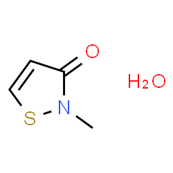 2-Methylisothiazol-3(2H)-one hydrate(50% H2O) Structure
