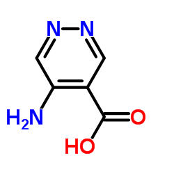 5-Amino-4-pyridazinecarboxylic acid Structure
