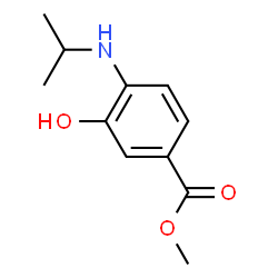 Benzoic acid, 3-hydroxy-4-[(1-methylethyl)amino]-, methyl ester (9CI)结构式