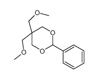 3,3-双(甲氧基甲基)-2-苯基-1,3-二恶烷结构式