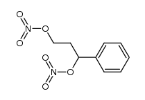 1-phenylpropane-1,3-diyl dinitrate结构式