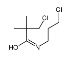 N1-(3-CHLOROPROPYL)-3-CHLORO-2,2-DIMETHYLPROPANAMIDE Structure