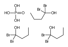 1,1-dibromobutan-1-ol,phosphoric acid Structure
