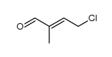 4-chloro-2-methyl-crotonaldehyde Structure