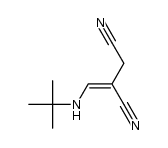 N-tert-butylaminomethylenesuccinonitrile Structure