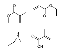 ethyl prop-2-enoate,2-methylaziridine,methyl 2-methylprop-2-enoate,2-methylprop-2-enoic acid Structure