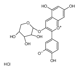 矢车菊素3-木糖苷结构式