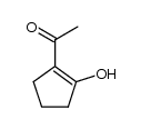 2-Acetyl-1-cyclopenten-1-ol Structure