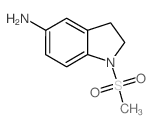 1-(METHYLSULFONYL)INDOLIN-5-AMINE Structure