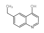 6-乙基喹啉-4-醇结构式