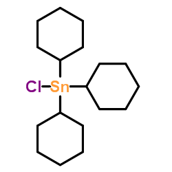 Chloro(tricyclohexyl)stannane Structure
