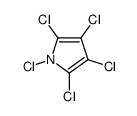 1,2,3,4,5-pentachloropyrrole结构式