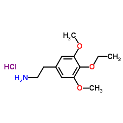 4-ethoxy Mescaline Structure
