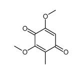 3,5-dimethoxy-2-methylcyclohexa-2,5-diene-1,4-dione Structure
