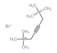 trimethyl-(4-trimethylammoniobut-2-ynyl)azanium Structure