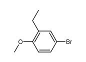 4-溴-2-乙基-1-甲氧基苯结构式