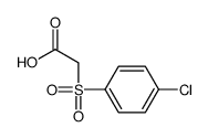 Acetic acid,2-[(4-chlorophenyl)sulfonyl]- Structure