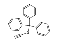 trityl thiocyanate Structure