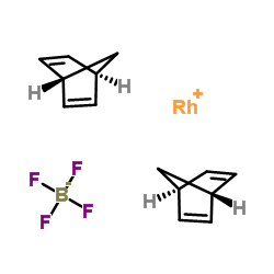双(双环戊二烯)四氟硼酸铑结构式