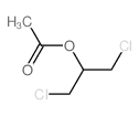 1,3-dichloropropan-2-yl acetate结构式
