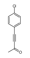 4-(4-氯苯基)-3-丁炔-2-酮结构式