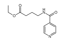 ethyl 4-(pyridine-4-carbonylamino)butanoate Structure