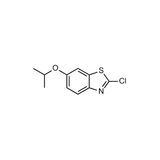 2-氯-6-异丙氧基苯并[d]噻唑结构式