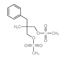 1,3-Propanediol,2-methyl-2-(phenylmethyl)-, 1,3-dimethanesulfonate结构式
