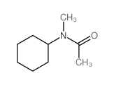 Acetamide, N-cyclohexyl-N-methyl- Structure