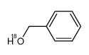 18O-benzyl alcohol Structure