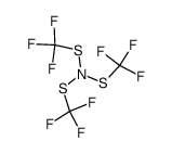 tris(trifluoromethylmercapto)amine Structure