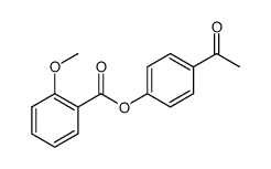 4-acetylphenyl 2-methoxybenzoate Structure