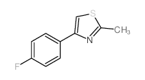 4-(4-氟苯基)-2-甲基噻唑结构式