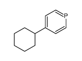 4-cyclohexylphosphinine Structure