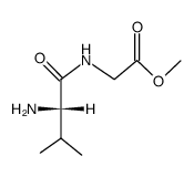 N-L-valyl-glycine methyl ester结构式
