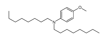 N,N-dioctyl-p-anisidine Structure