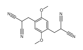 (2,5-dimethoxy-p-xylylene)-di-malononitrile Structure
